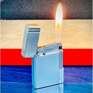 St DuPont gatsby lighter- silver- great working condition w/box